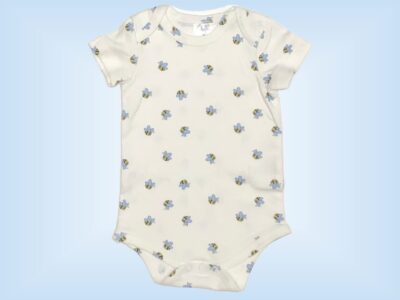 Baby Boy Bumble Bee Onesie White Pattern UnBeelievably Cute pic4