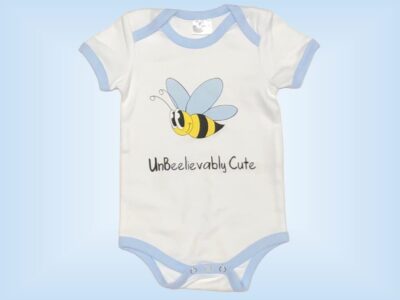 Baby Boy Bumble Bee UnBeelievably Cute Onesie pic2