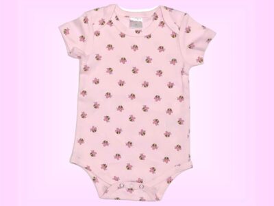 Baby Girl Bumble Bee Onesie Pink Pattern UnBeelievably Cute pic3