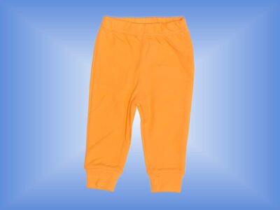 Orange Sweatpants to match Baby on the Go onesie or t-shirt.