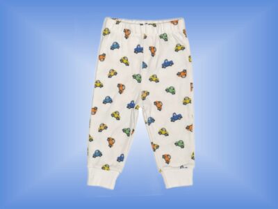 Truck & Cars pattern Sweatpants to match onesie or t-shirt.