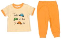 Baby Boy<br>Cars and Trucks<br>Baby on the Go<br>2-Piece Set<br>(onesie or t-shirt)